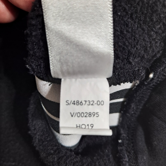 Athleta Black And White Striped Racer Cropped Sweatshirt - Picture 6 of 7